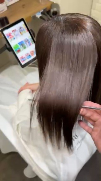 仕上げ後に面が整い、艶が出やすくなった状態