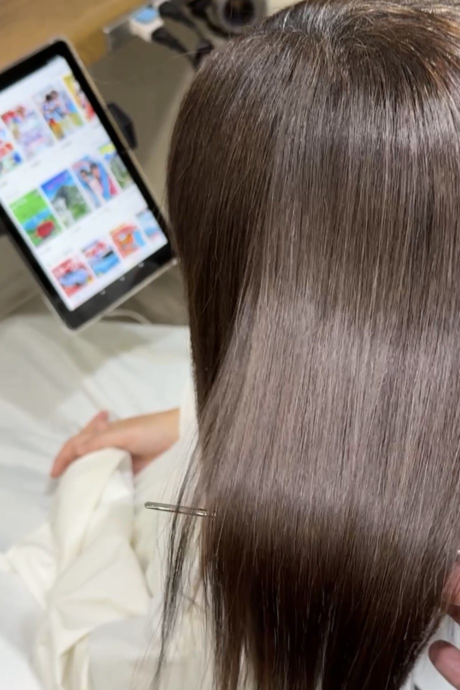 仕上げアイロン後に面と艶が整い、日常でごまかせる見え方まで持っていけた状態